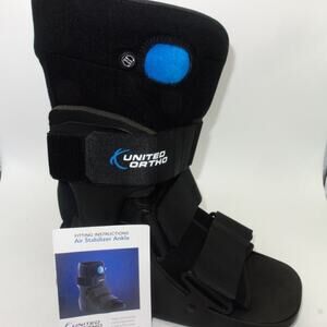 NEW United Ortho Short Air Cam Walker Fracture Boot Size Large Right Or Left